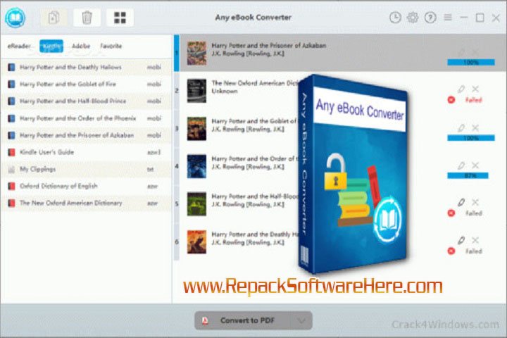 Any eBook Converter v1.2.1 Portable PC Software