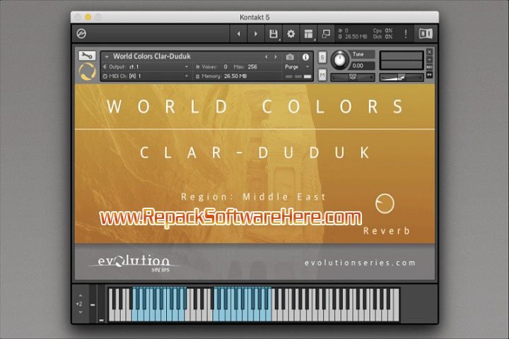 Evolution Series World Colors Clar Duduk v2.0 PC Software