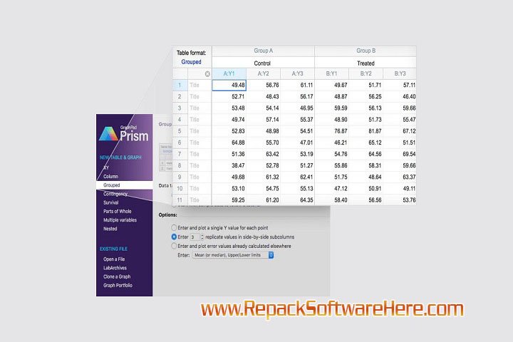 Graph Pad Prism 9.3.1.471x64 PC Software