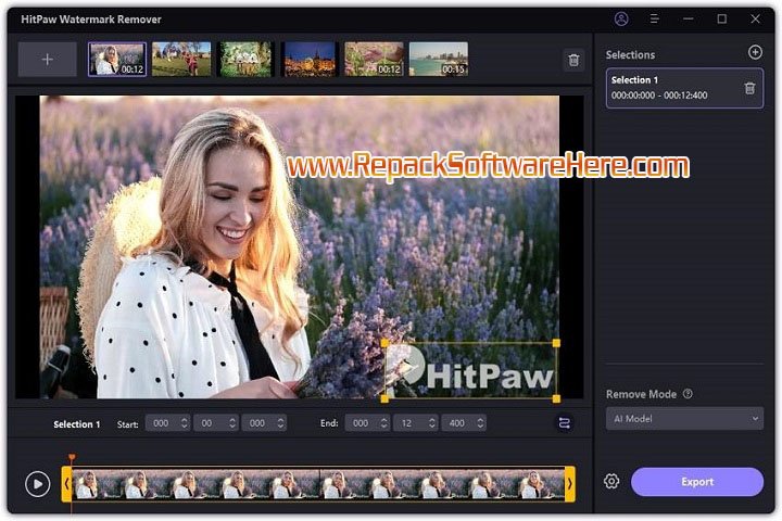 HitPaw Water mark Remover 1.0.1.0 PC Software