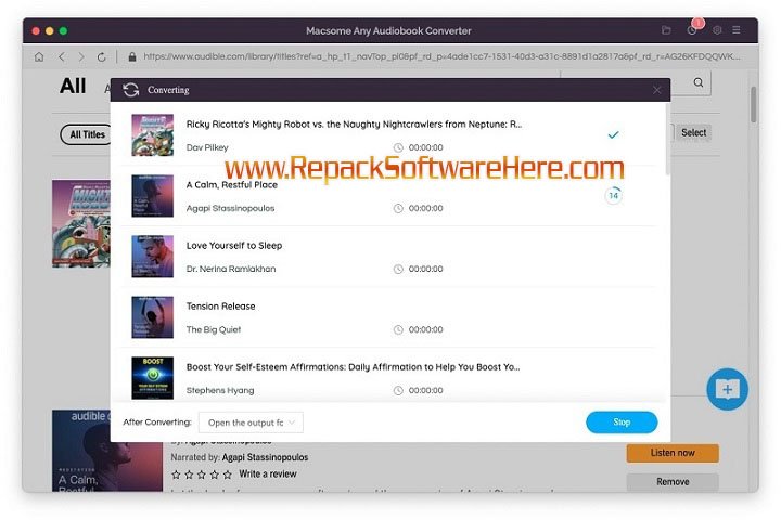 Macsome Any Audio book Converter 1.2.0 PC Software