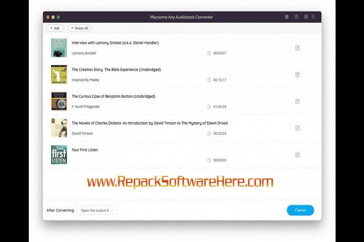 Macsome Any Audio book Converter 1.2.0 PC Software