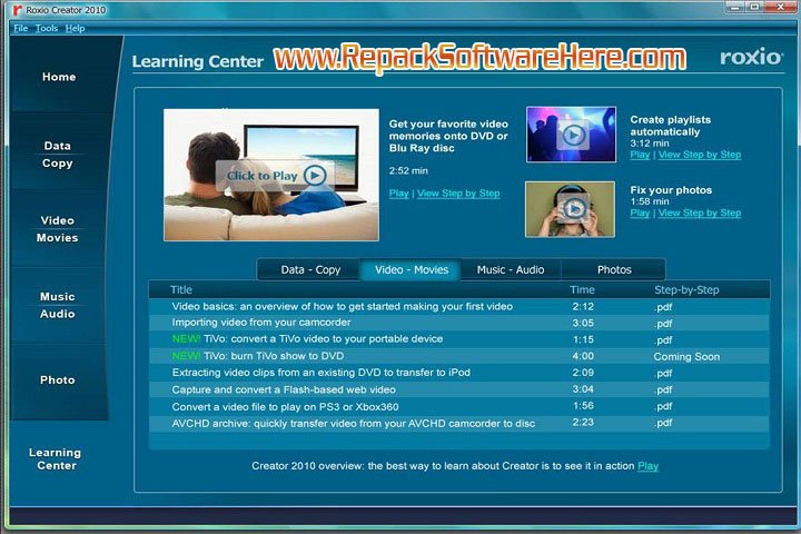 Roxio My DVD 3.0.268.0 PC Software