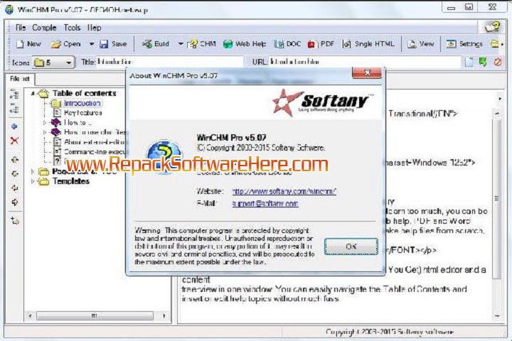 Softany Win CHM Pro 5.48 PC Software