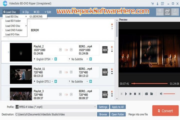 Video Solo BD DVD Ripper v2.1.10x64 PC Software