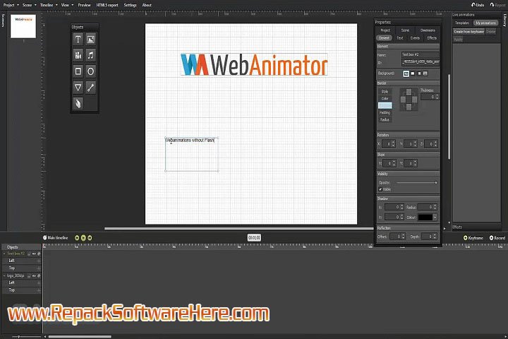 Web Animator Plus 3.0.6 PC Software