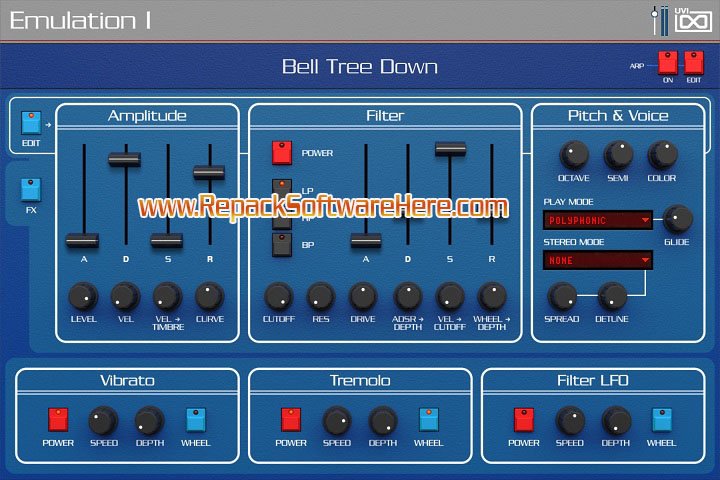 UVI Soundbank Emulation One v1.2.2 for Falcon PC Software