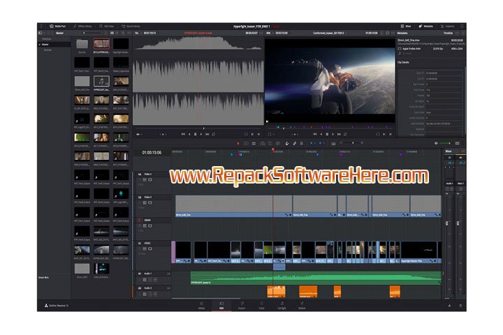 Blackmagic Design DaVinci Resolve Studio 15.3.0.8 PC Software