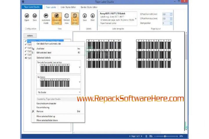 Tape Label Studio Enterprise 2022 11.0.7028 PC Software