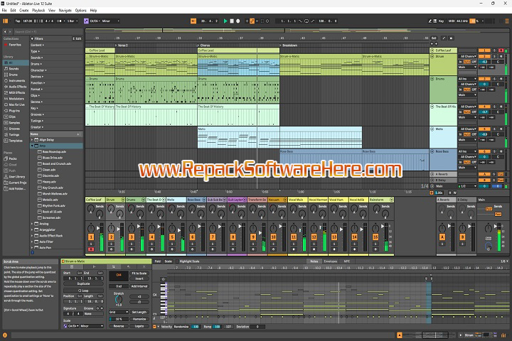 Ableton Live 12 Suite Interface