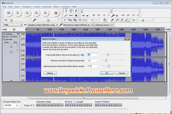 Audacity 3.7.4 Editing