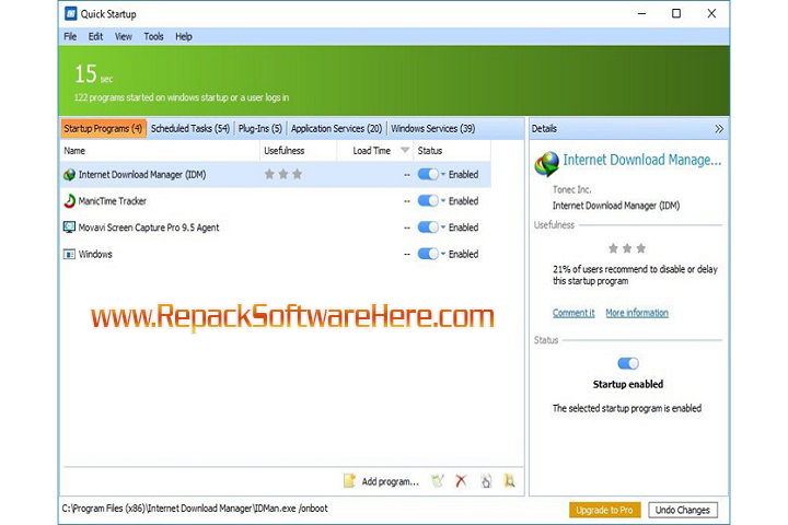 GlaryQuickStartup6.0.1.7PC Software
