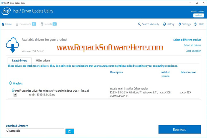 IntelDriver&SupportAssistant25.3.24.7 PC Software