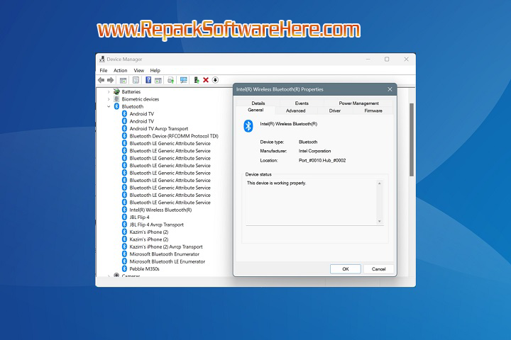 IntelWirelessBluetoothDriver23.140.0 PC Software