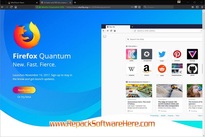 Mozilla Firefox Features Showcase