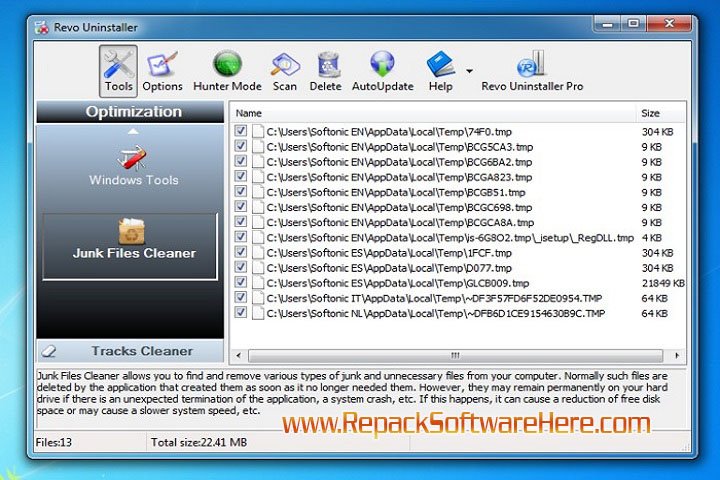 Revo Registry Cleaner Installation