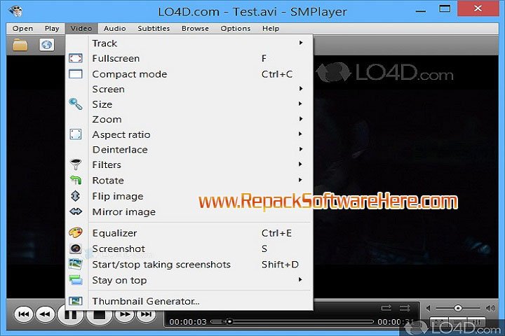 SMPlayer Subtitle Features