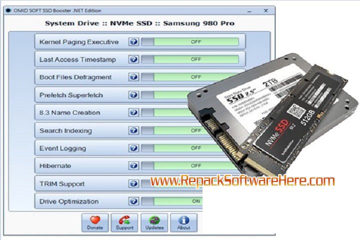 SSDBooster NET18.10 System Requirements