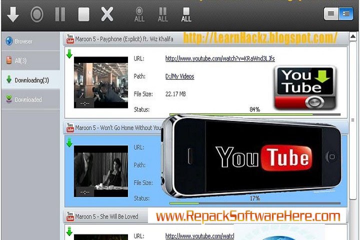 YouTubeDownloaderHD Features
