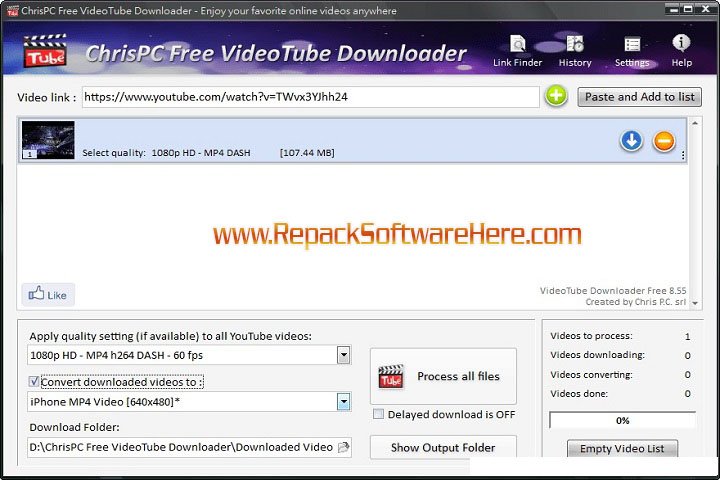 Chris PC Video Tube Downloader Pro 15.25.0607 Multilingual PC Software