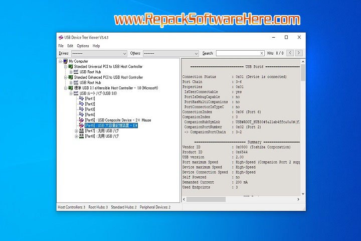 Deansbury Windows Device Tree Viewer installation