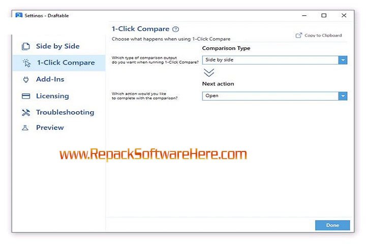 Draftable Desktop 25.6.0 interface