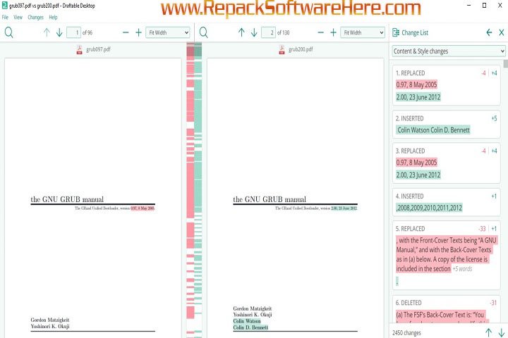 Draftable comparison example