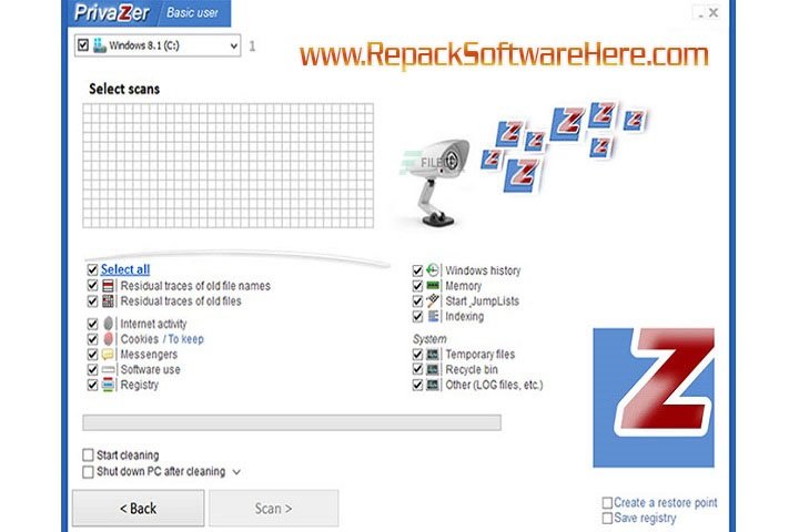 Goversoft Privazer 4.0.106 Interface