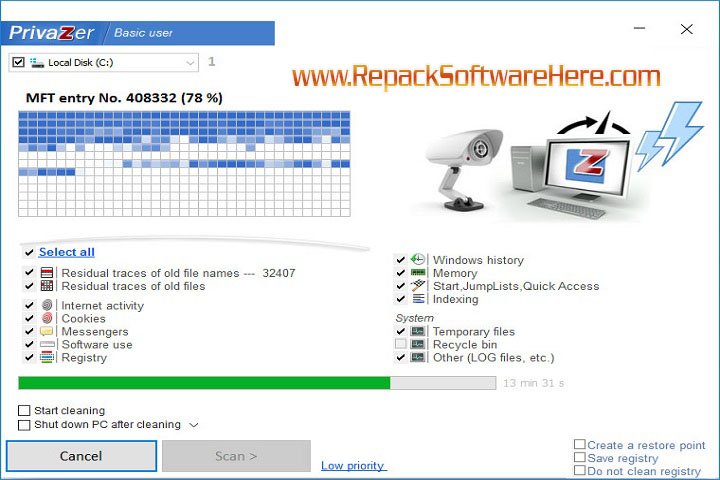 PrivaZer Installation