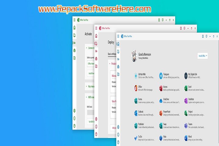 Office Tool interface screenshot