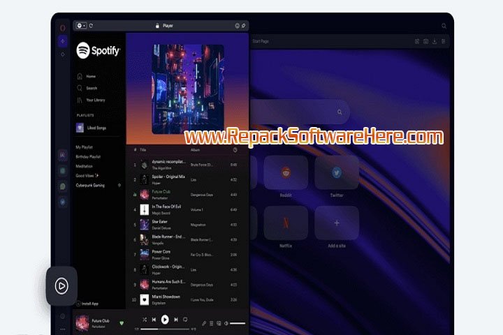 Opera Browser 119.0.5497.70 PC Software