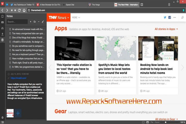 Vivaldi Interface