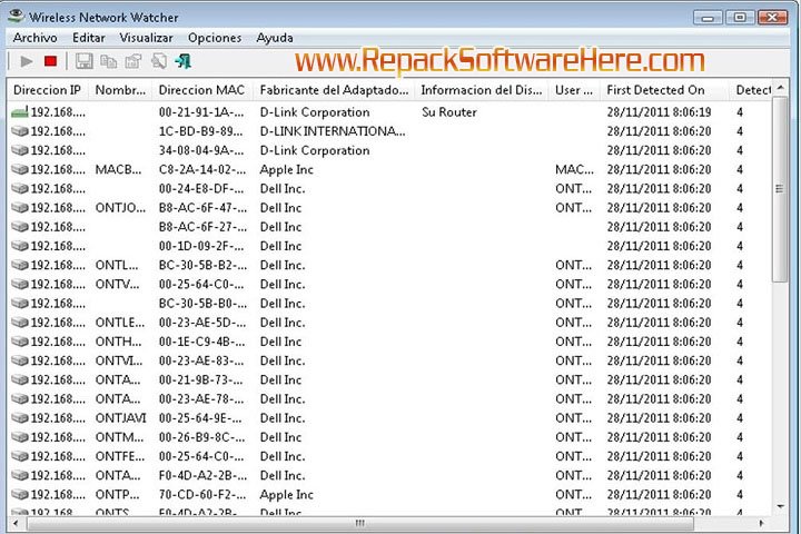 WirelessNetworkWatcher2.43 PC Software