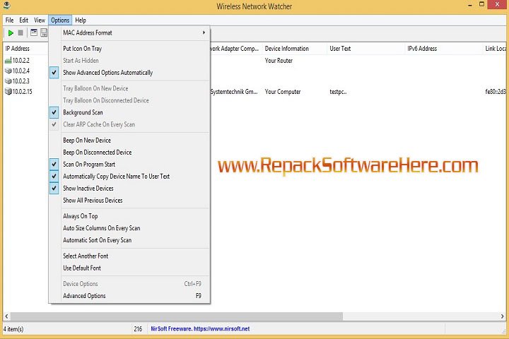 WirelessNetworkWatcher2.43 PC Software